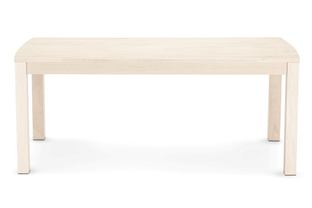 solid Træts webspindel Vejhus Præstø spisebord 180 x 90 cm i hvid olieret egetræ. Pris kr 6.099,-