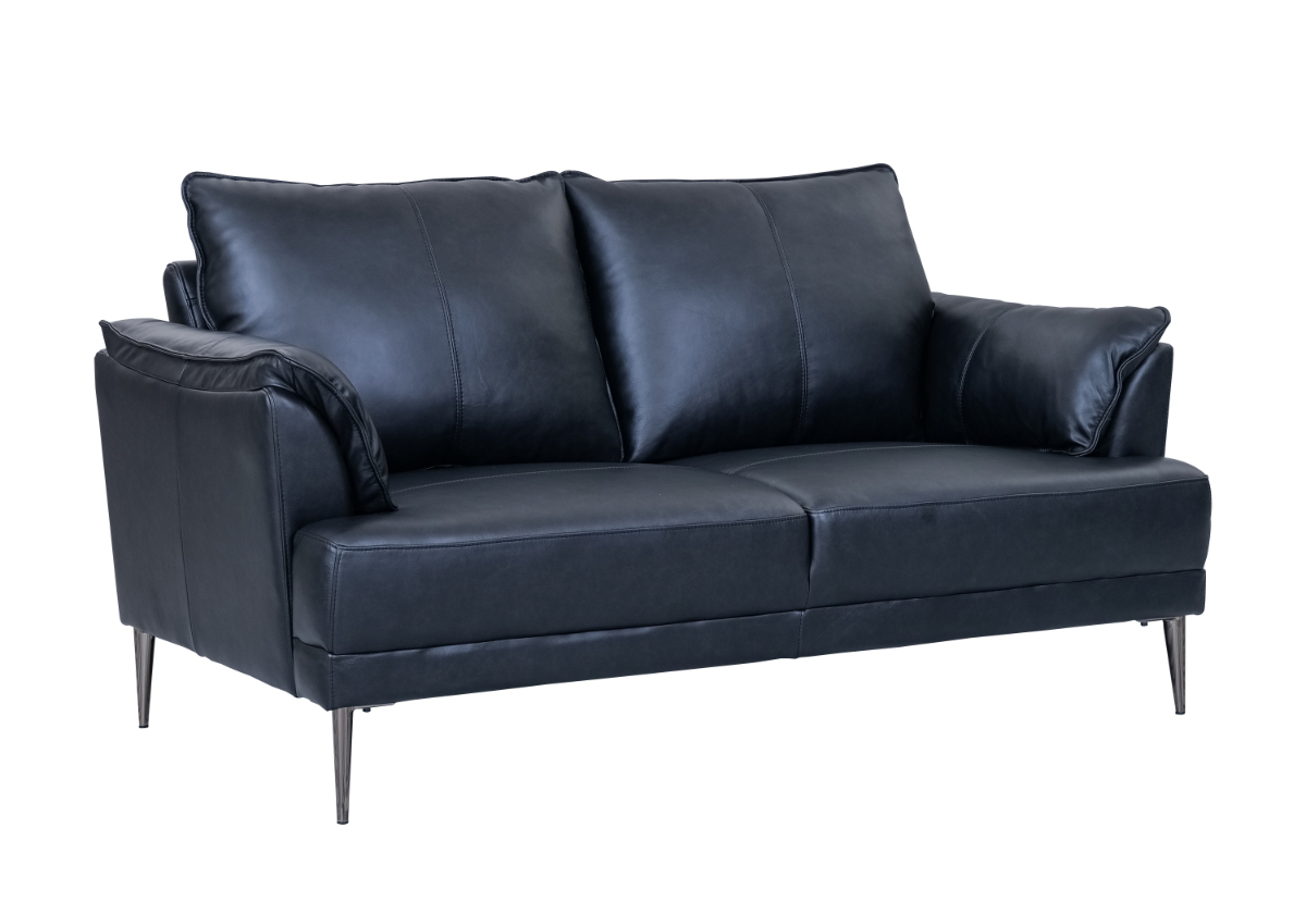 Jazz sofa i sort okselæder - 2 personers