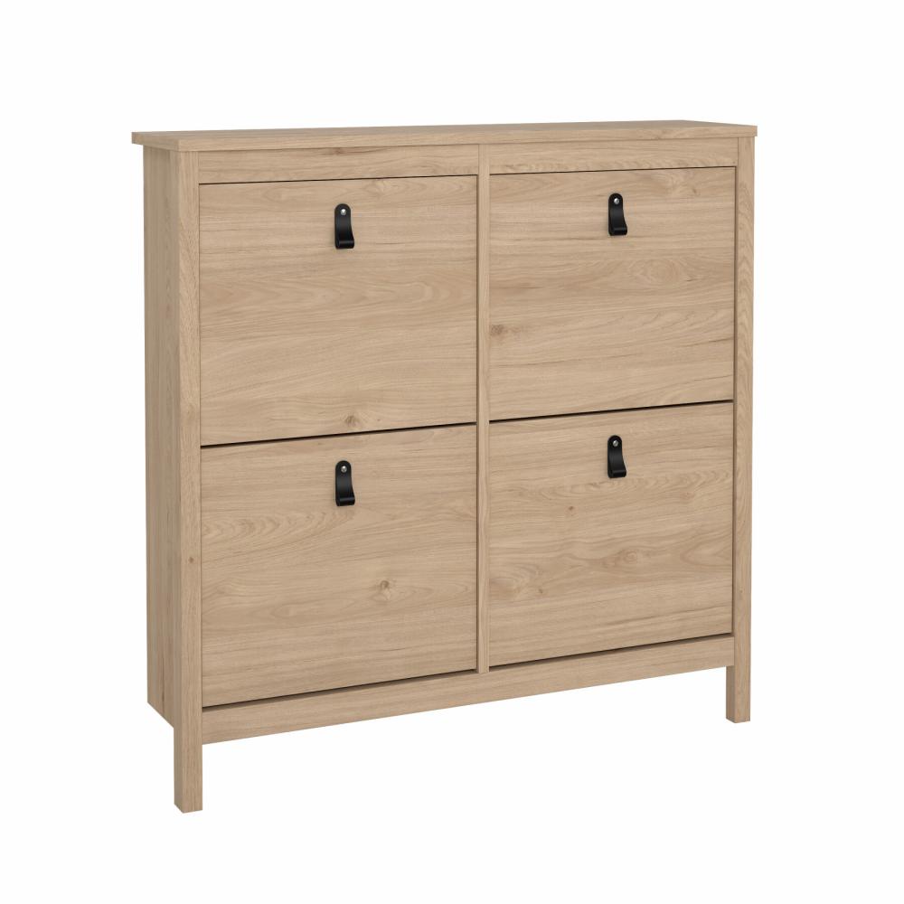 Lund skoskab med 4 klaplåger fås i flere farver Natur