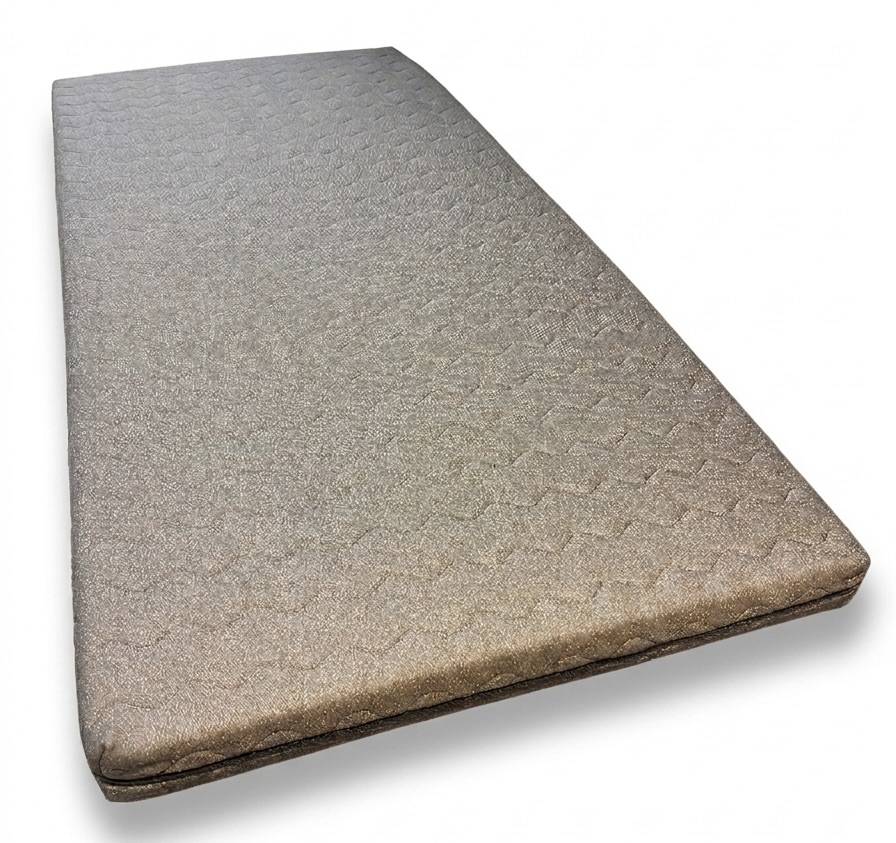 Karat Plus skummadras 90 x 200 cm med kraftigt vaskbart gråt betræk, vendbar