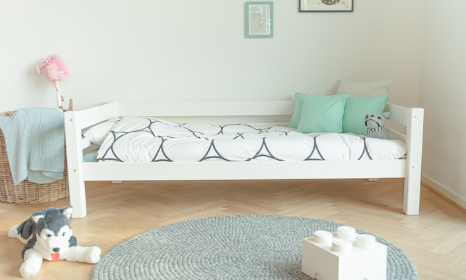 Basis seng 90 x 200 cm, hvid, 25 års garanti, Scanliving Premium