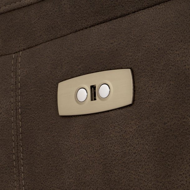 Selma 3 personers sofa med elevations sder til nakke, ryg og ben i gr microfiber