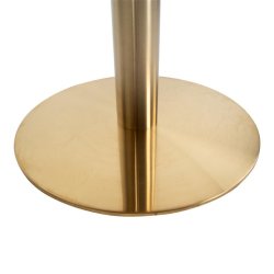 Bologna rundt spisebord diameter 90 cm med fod i messing