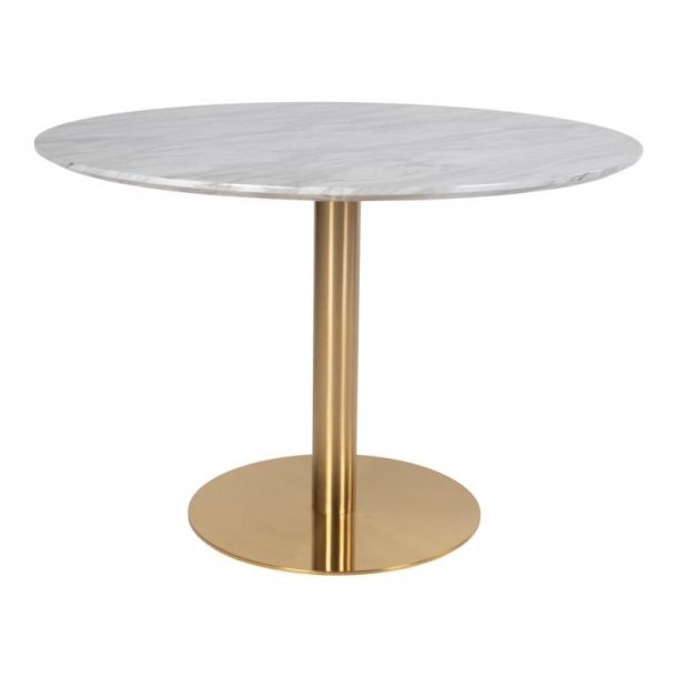 Bologna rundt spisebord diameter 110 cm med fod i messing