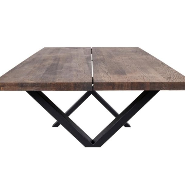 Klampenborg plankebord 200 x 95 cm bordplade af rgfarvet olieret eg.