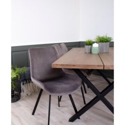 Klampenborg plankebord 200 x 95 cm bordplade af rgfarvet olieret eg.