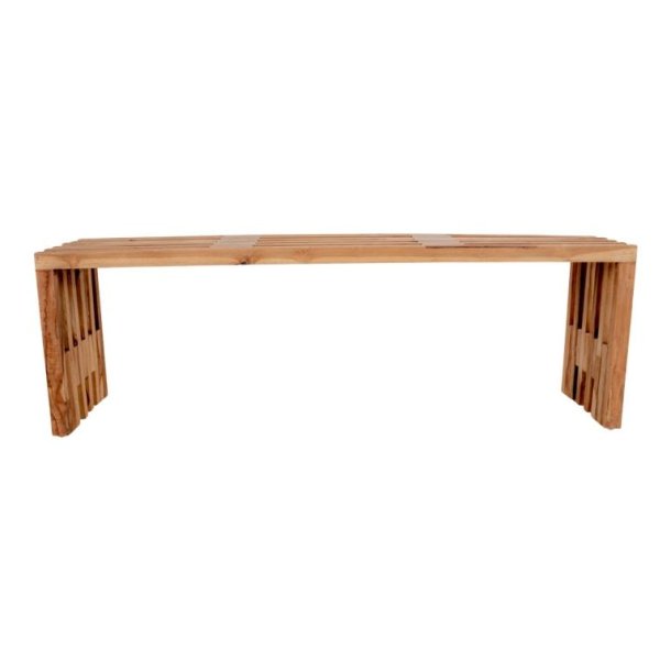 Bogense 140 cm bnk i teaktr. 