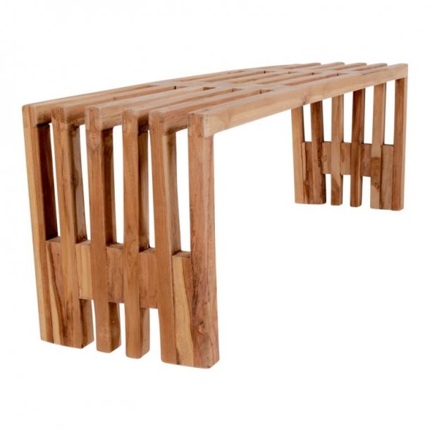 Bogense 140 cm bnk i teaktr. 