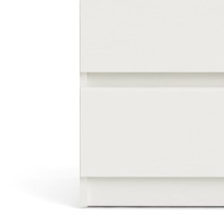 Nibe 150 cm bred kommode hvid ask med 6 skuffer.