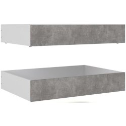 Nibe 2 stk bredde 99 cm sengeskuffer i beton look.