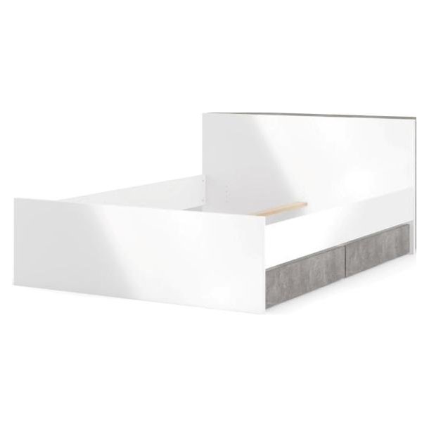 Nibe 2 stk bredde 99 cm sengeskuffer i beton look.