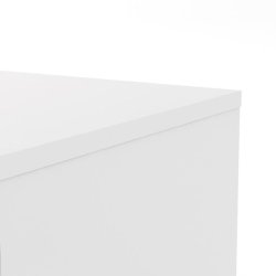 Nibe sknk i hvid hjglans 120 cm bred med 2 skabe og 4 skuffer.