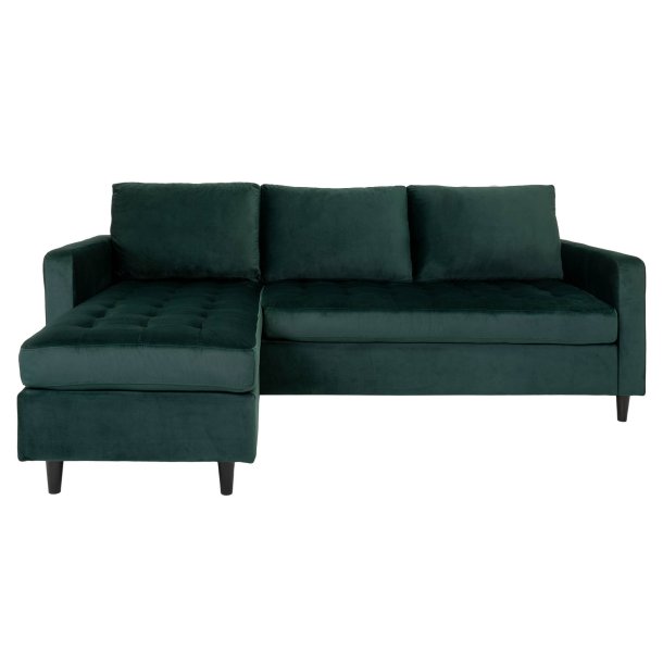  Milano Lounge sofa mrkegrn velour 