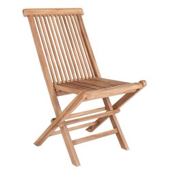 Star spisebordsstol i teaktræ foldbar