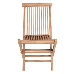 Star spisebordsstol i teaktræ foldbar