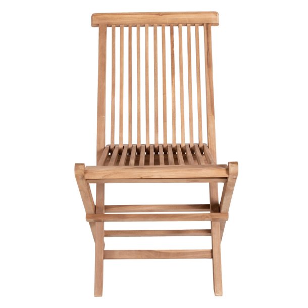 Star spisebordsstol i teaktræ foldbar