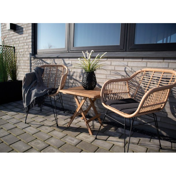 Star sofabord 50 x 50 cm i teaktræ