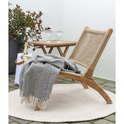 Star sofabord 50 x 50 cm i teaktræ