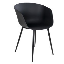 Star spisebordsstol sort sklformet sde og armln
