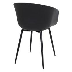 Star spisebordsstol sort sklformet sde og armln