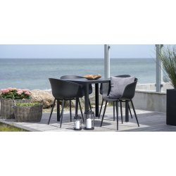 Star spisebordsstol sort sklformet sde og armln