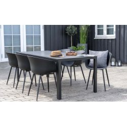 Star spisebordsstol sort sklformet sde og armln