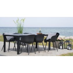 Star spisebordsstol sort sklformet sde og armln