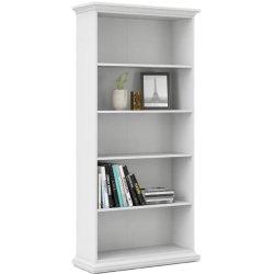 Frisenborg 100 cm bred hvid reol med 4 hylder.