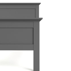 Frisenborg mat gr enkeltseng 90 x 200 cm med hovedgrde