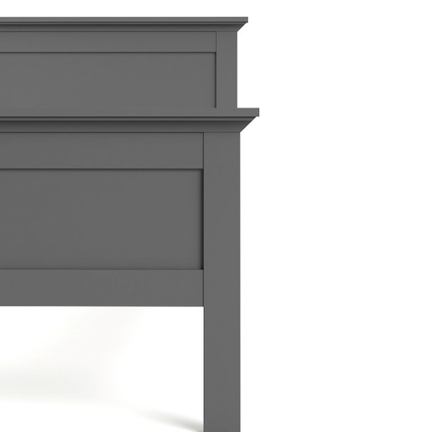 Frisenborg mat gr enkeltseng 90 x 200 cm med hovedgrde