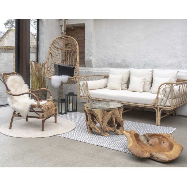 Star grt tppe 140 x 200 cm til inde og ude - lavet af genbrugsplast