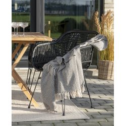  Star sand farvet tppe 140 x 200 cm til inde og ude - lavet af genbrugsplast