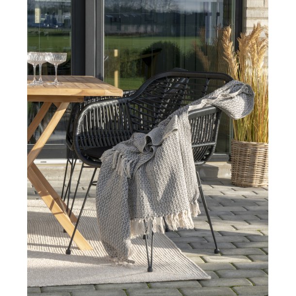  Star sand farvet tppe 140 x 200 cm til inde og ude - lavet af genbrugsplast