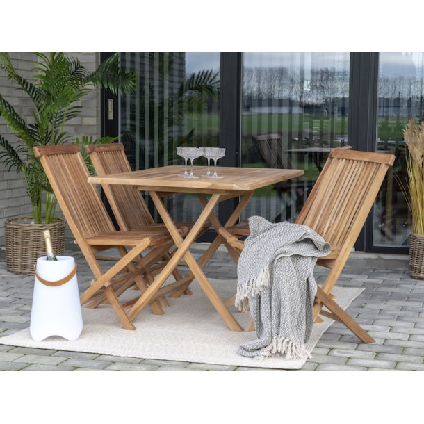  Star sand farvet tppe 140 x 200 cm til inde og ude - lavet af genbrugsplast