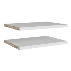 Alfa hyldepakke med 2 stk hylder til smal bogreol