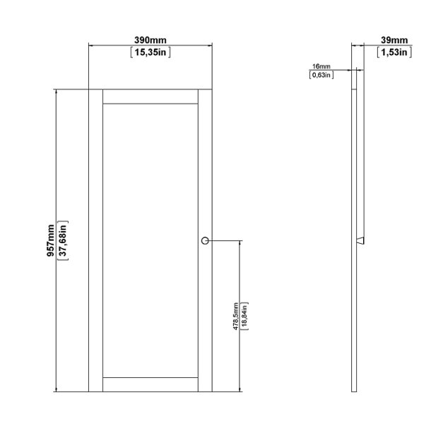 Alfa hvid fyldningsdr passer til alle Alfa bogreoler
