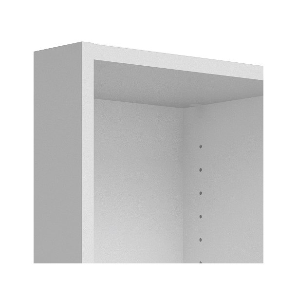 Alfa hvid smal bogreol med 2 hylder 40 x 107 cm 
