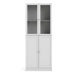  Alfa hvid bogreol opstilling 316 cm bred 