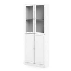  Alfa hvid bogreol opstilling 316 cm bred 