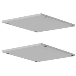 Hyldepakke med 2 stk 50 cm bredde hylder til Walk-in 220 skabe. 