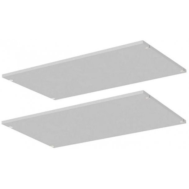 Hyldepakke med 2 stk 100 cm bredde hylder til Walk-in 220 skabe. 