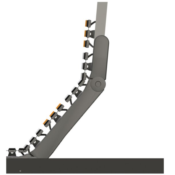 Krone elevationsbund 70 - 140 cm bred og lngde p 190 - 210 cm. motor indbygget i rammen