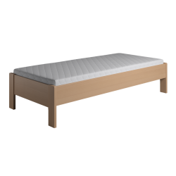 Krone seng uden gavl som enkelt og dobbeltseng bredde fra 70-180 cm og lngde fra 190-210 cm.