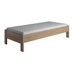 Krone seng uden gavl som enkelt og dobbeltseng bredde fra 70-180 cm og lngde fra 190-210 cm.