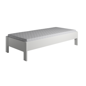 Krone seng uden gavl  90 x 200 cm hvid. AFHENTNINGS TILBUD