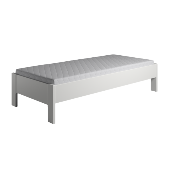 Krone seng uden gavl som enkelt og dobbeltseng bredde fra 70-180 cm og lngde fra 190-210 cm.