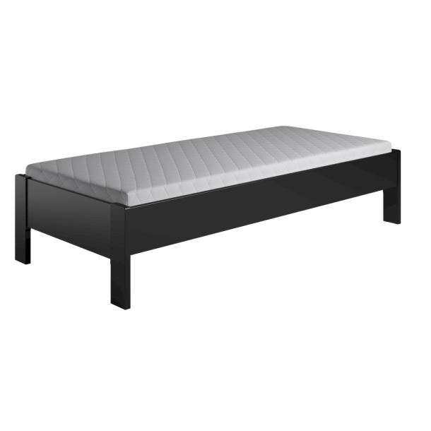 Krone seng uden gavl som enkelt og dobbeltseng bredde fra 70-180 cm og lngde fra 190-210 cm.