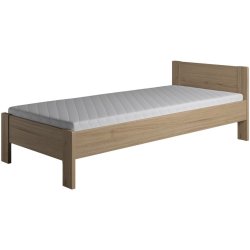 Krone seng med 1 gavl som enkelt og dobbeltseng bredde fra 70-180 cm og lngde fra 190-210 cm.