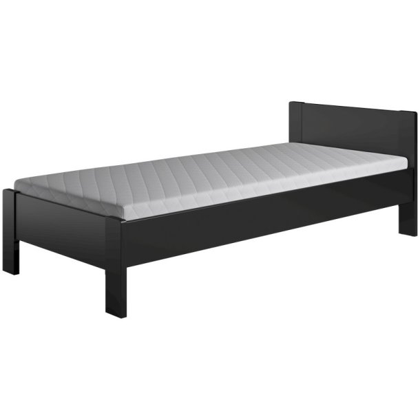 Krone seng med 1 gavl som enkelt og dobbeltseng bredde fra 70-180 cm og lngde fra 190-210 cm.