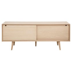 Liseleje 180 cm sk�nk eg med 2 skyded�re med integrerede greb.